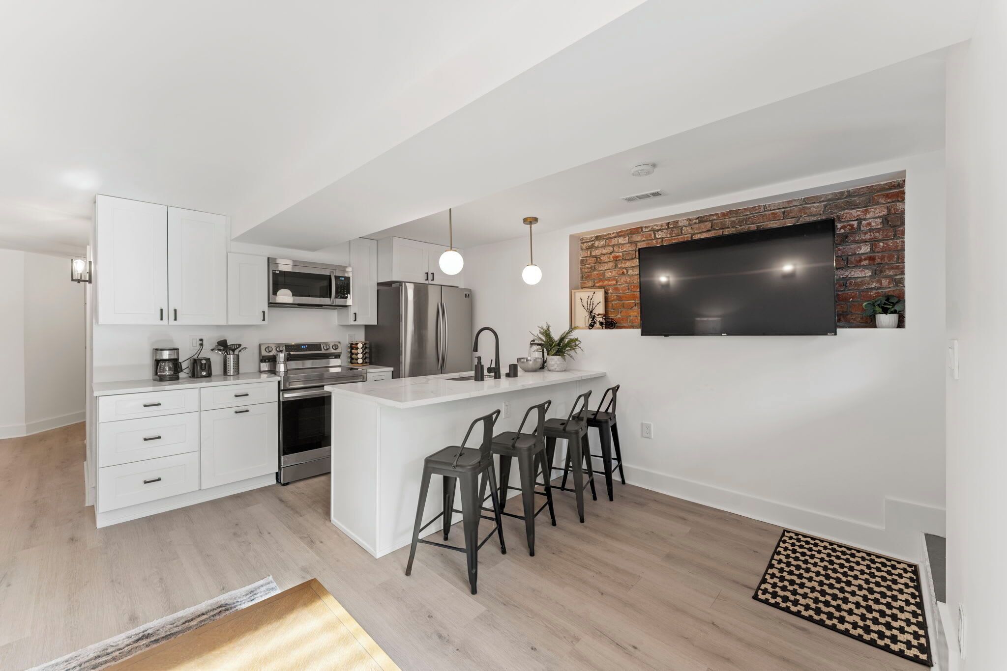 冷蔵庫、電子レンジ、コンロ、食器洗い機