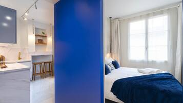 1 bedroom, iron/ironing board, free WiFi, bed sheets