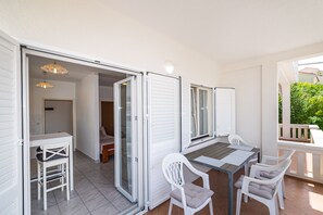 Apartment, 1 Bedroom, Balcony, Garden View | Outdoor dining - Cozy Apartment Marija With Garden (Novalja)
