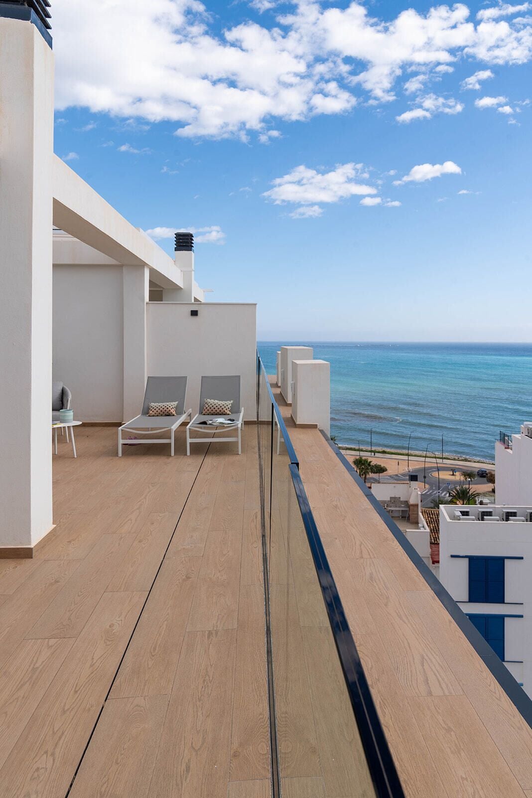 Penthouselejlighed - 2 soveværelser - havudsigt | Strand-/havudsigt