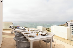Premium Penthouse, 3 Bedrooms, Terrace, Sea View | Terrace/patio