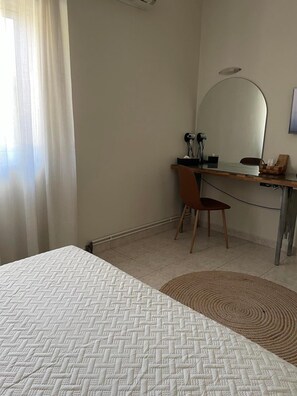 1 bedroom, iron/ironing board, travel crib, free WiFi