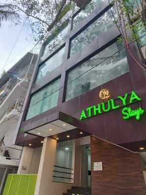 Majoituspaikan julkisivu