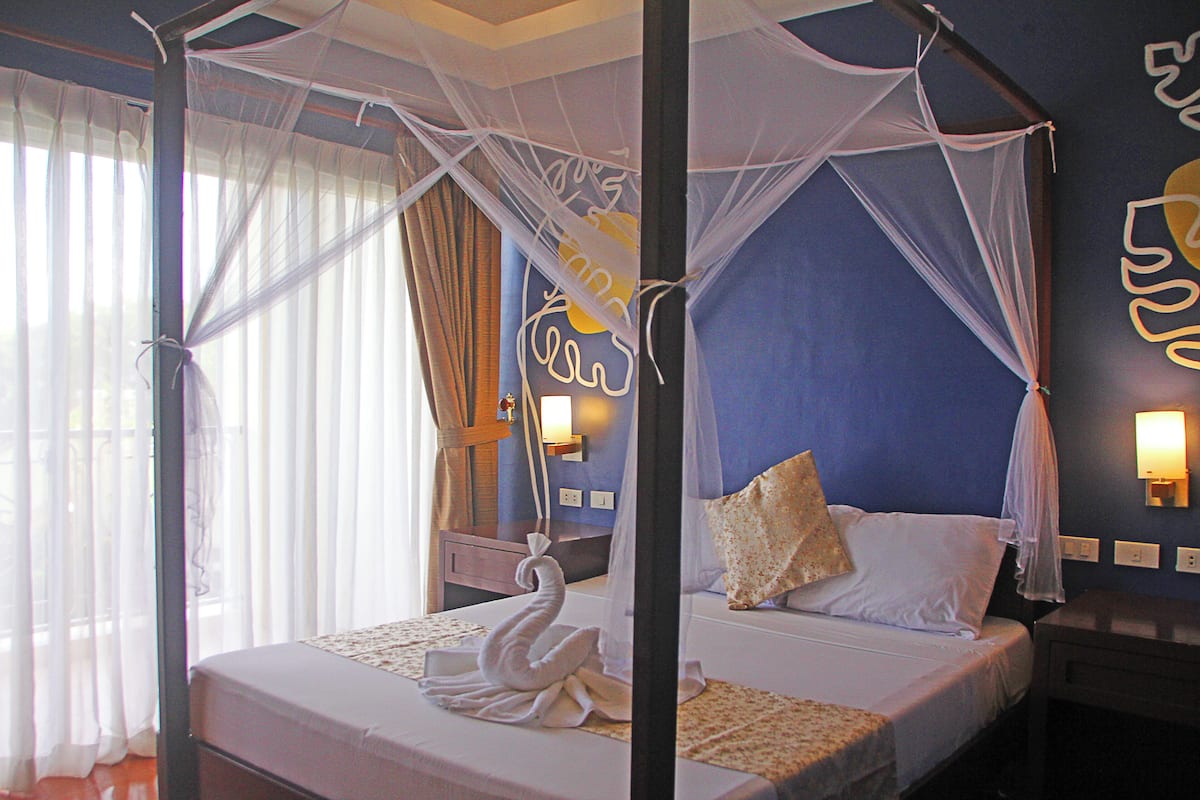 Standard-Doppelzimmer, 1 Queen-Bett, Buchtblick