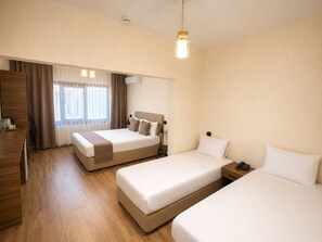 デラックス ルーム | 1 室のベッドルーム、WiFi (無料)、ベッドシーツ