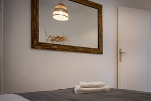 3 bedrooms, iron/ironing board, travel cot, WiFi