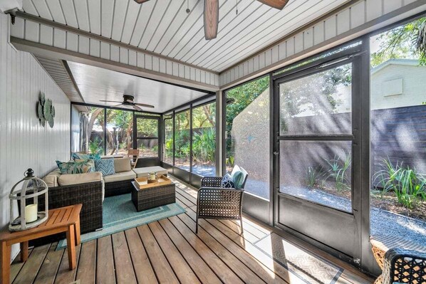 Televisión, chimenea