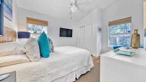 3 bedrooms, iron/ironing board, WiFi, bed sheets - BEACH BUNGALOW 30A- Seacrest-HEATED POOL-GOLF CART-KAYAK-BIKE-2 Min 2 Beach & Lake! (Panama City Beach)