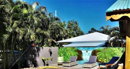 Gîte Alizé Classé - Résidence Baz Créole à 250 m de la Plage mer des Caraïbes