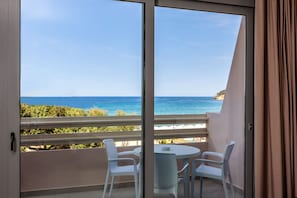 Superior Triple Room, Sea View, Beachfront | Terrace/patio