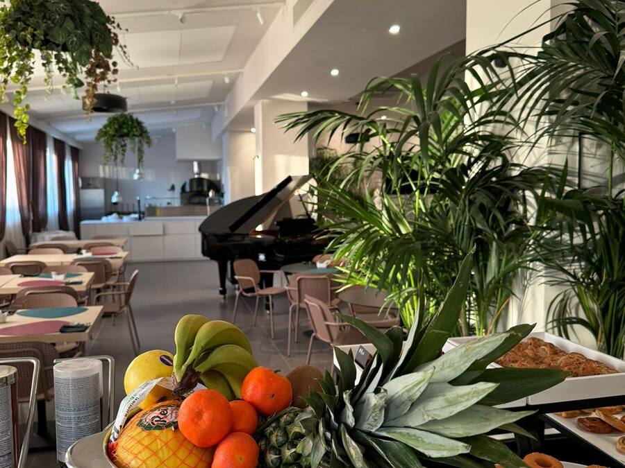 Daily buffet breakfast (EUR 12 per person)