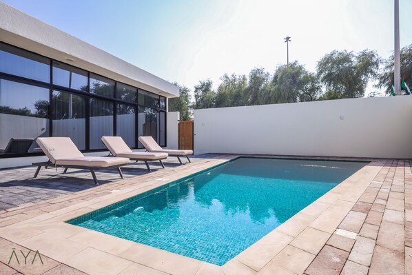 Deluxe Villa | Private pool - Aya - Oasis in Al Muntazah: 3BR Villa with Private Pool (Abu Dhabi)