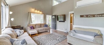 5 Acres & Deck: Scenic Greenwood Home w/ Mtn Views