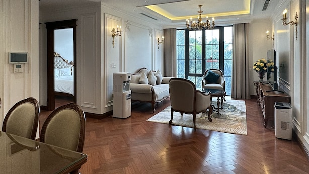 Chambre Double Luxe | Coin séjour