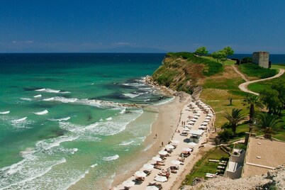 Sani Olive Stone Gem - The Ultimate Summer Getaway