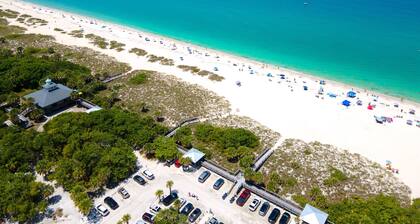 Just one minute drive to the beach.