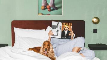 Minibar, rideaux occultants, fer et planche Ă repasser, Wi-Fi gratuit