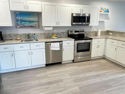 2 bedrooms 1 bath first floor condo on Anastasia Island. Minutes from beach.