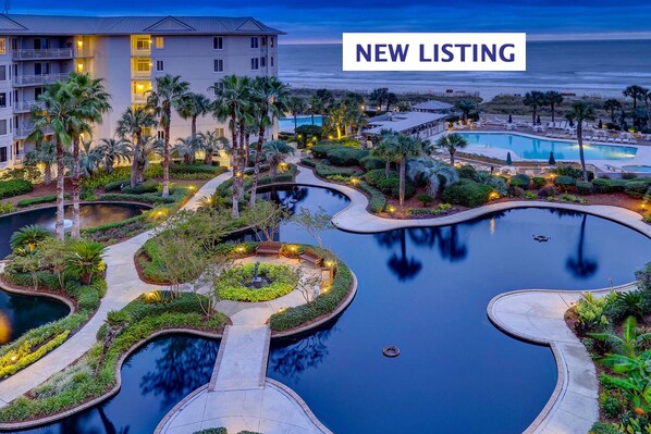 Indoor pool, a heated pool - Amazing & newly updated three bedroom / three bath villa steps to the ocean! (Hilton Head)