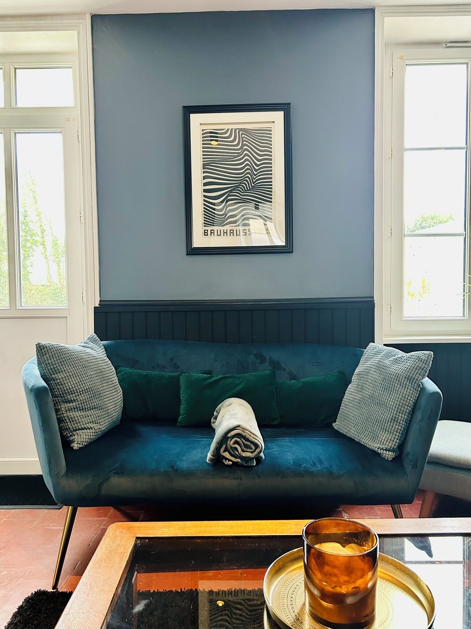 Televisión, reproductor de DVD y libros 