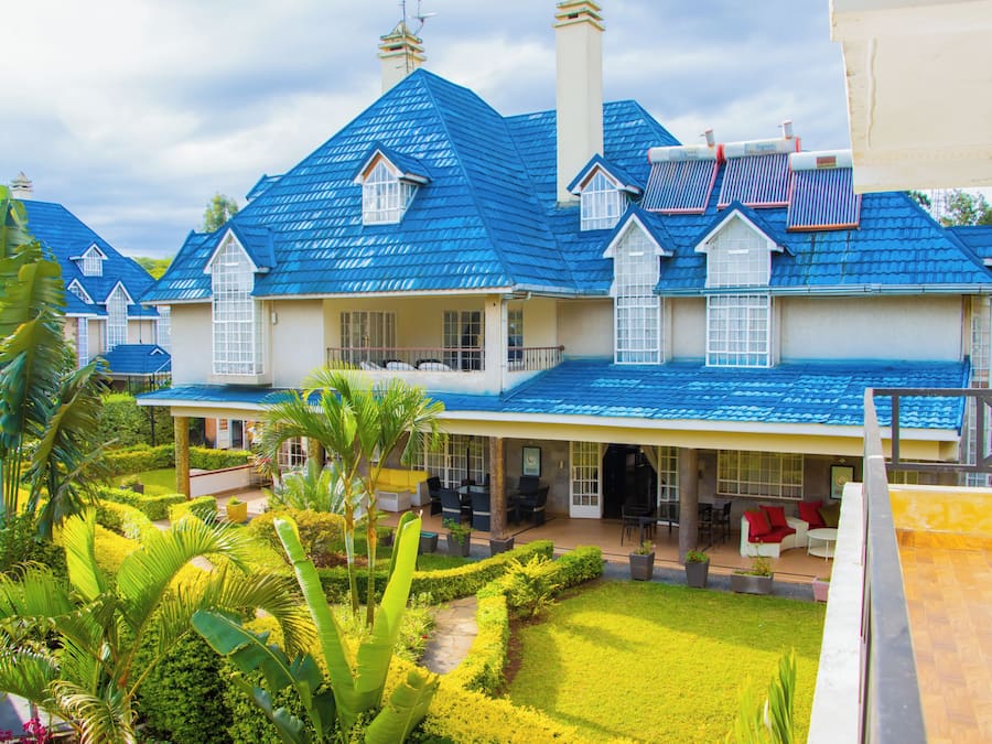 Fachada de la propiedad