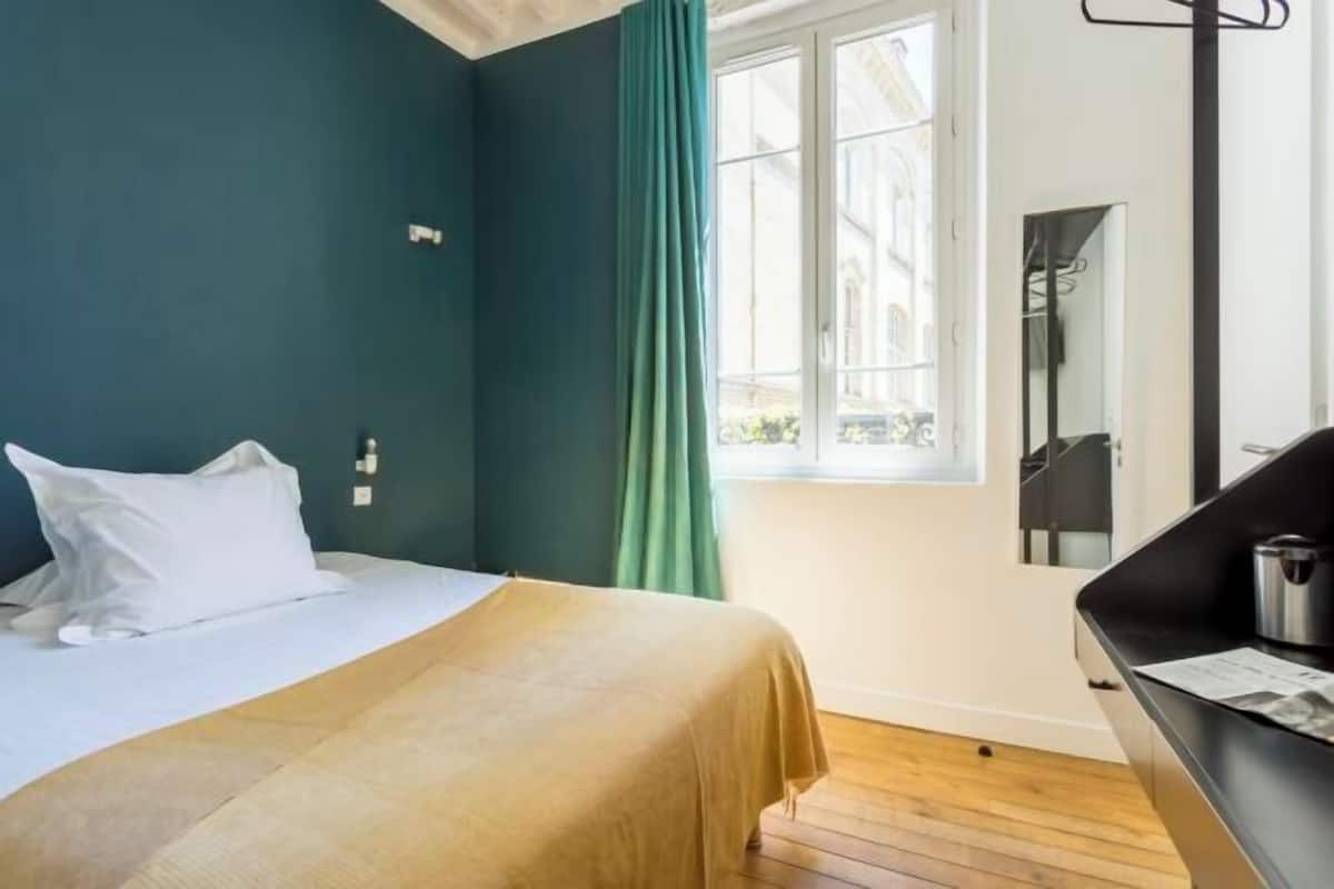 1 bedroom, blackout curtains, iron/ironing board, free WiFi