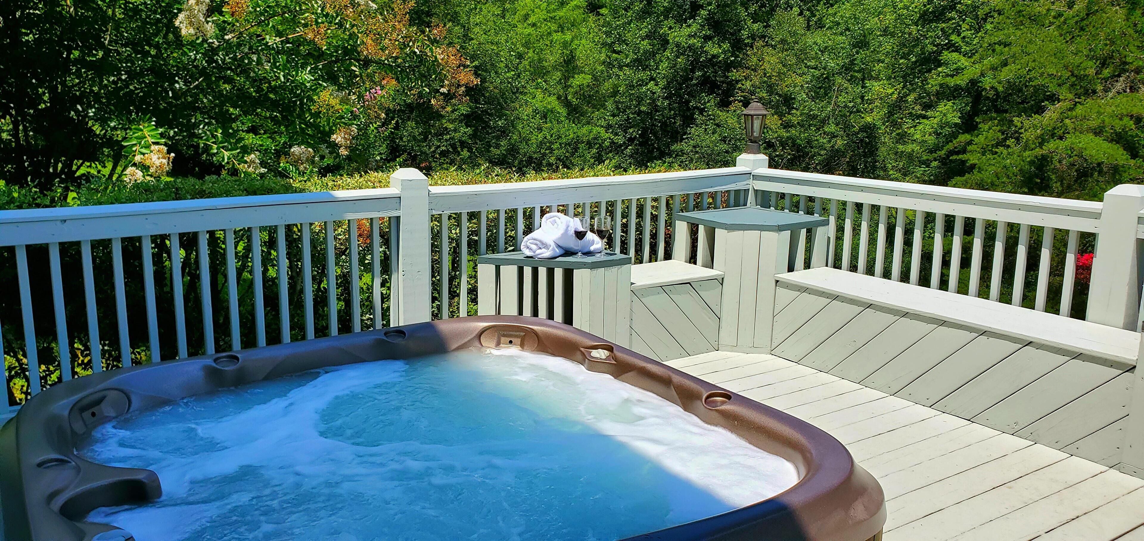 Baignoire à remous extérieure