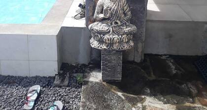 villa with garden view & external pool