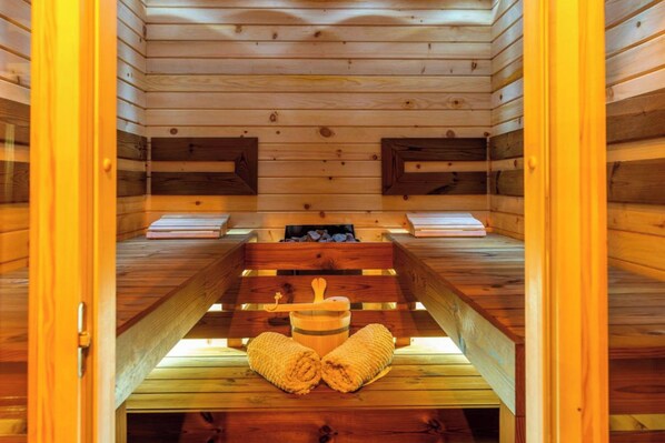 Sauna - Luxury Pool Villa Feliz (Dražin Vrt)