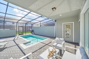 Una piscina climatizada