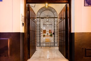 Interior entrance