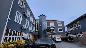 Majoituspaikan julkisivu