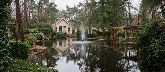 Tranquil forest chalet by pond in Veluwe, pet-friendly & sleeps 4