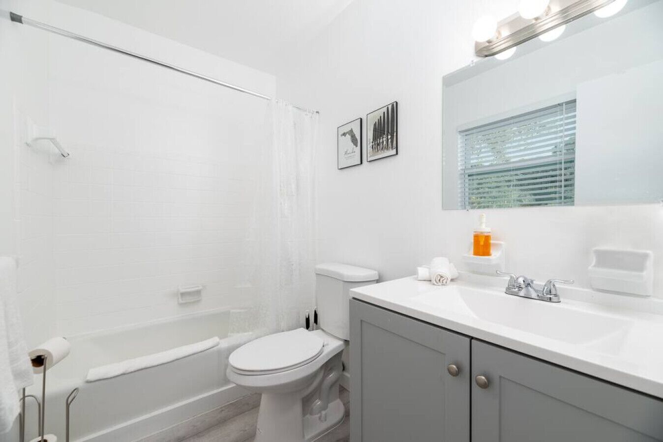 Hair dryer, towels