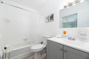 Hair dryer, towels