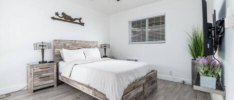 1 間睡房、書桌、熨斗/熨衫板、免費 Wi-Fi