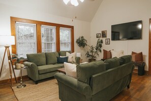 Smart TV, fireplace - NEW! Off to the races: Stay at the spacious Woodlawn Tudor, close to Oaklawn! (Hot Springs)