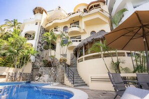 Exterior - Ocean Front Villa, Hot Tub, Heated Pool, Chef, Beach, Multiple Terraces, 10 beds (Puerto Vallarta)