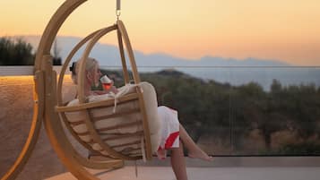 Signature Villa, 2 Bedrooms, Private Pool, Sea View | Terrace/patio