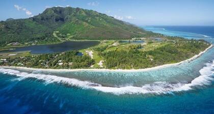 Moorea Temae Villa Walking Distance Private Beach and Golf
