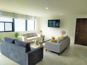 Smart TV - Moderno Departamento en Cholula, Puebla. Ideal Para Familias o Para Trabajo (Heroica Puebla de Zaragoza)