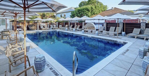 House, Multiple Beds (Striped Palm Bungalow) | Pool - Striped Palm Bungalow (Tybee Island)
