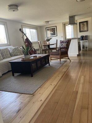 Living area - Remodeled Unit #2, 7 min to Great Barrington, 12 min to Ski Resorts & Trails (Sheffield)