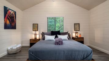 1 slaapkamer, een bureau, gratis wifi, beddengoed