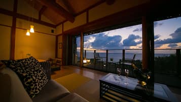 奢華別墅, 非吸煙房, 海景 (kairin) | 陽台景觀