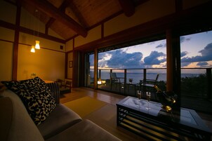 Ocean Panorama View Villa, Non Smoking -kairin- | Balcony view