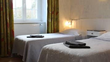 4 slaapkamers, een strijkplank/strijkijzer, gratis wifi