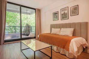 Appartement Design | Coin séjour | TV connectée