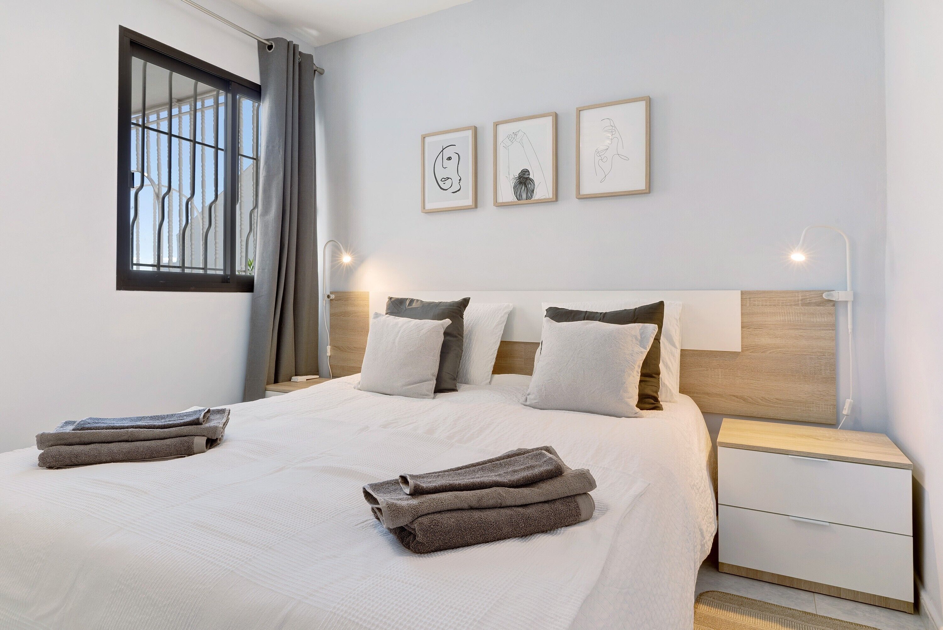 2 bedrooms, iron/ironing board, free WiFi, bed sheets