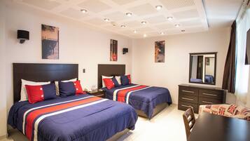 Een kluis op de kamer, individueel gedecoreerd, individueel gemeubileerd